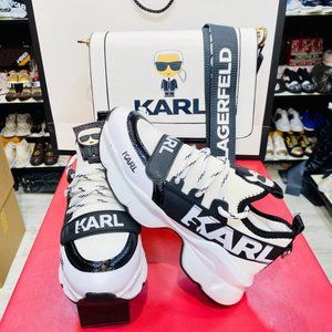 Karl Lagerfeld Messenger Bag and Sneakers Set NEW